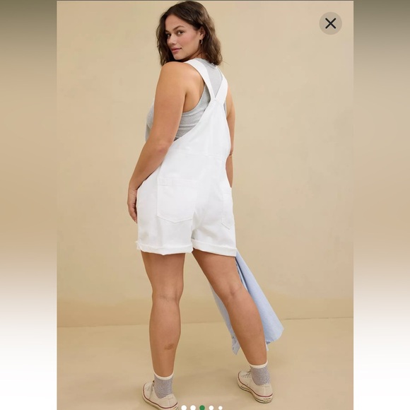 Aerie NEW White Shortalls - Picture 2 of 15